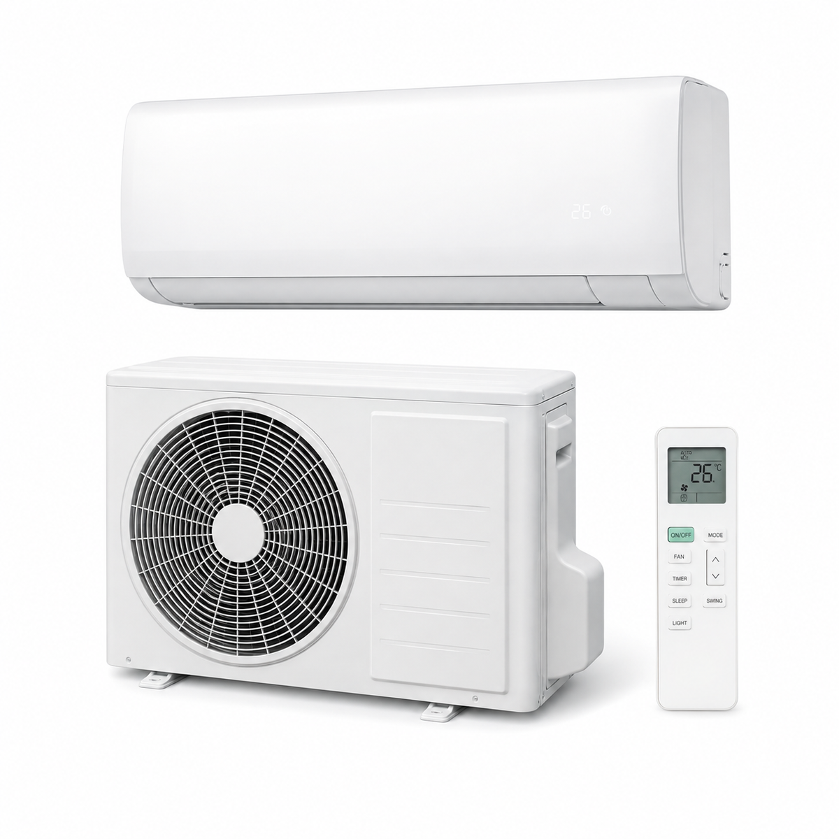 Mitsubishi Heavy Industries Split-Klimaanlage Inverter – Wandgerät inkl. Außeneinheit & Fernbedienung